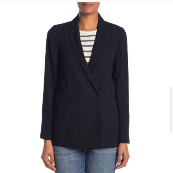 Madewell Lycee Drapey Boyfriend Blazer in Black - Picture 4 of 13